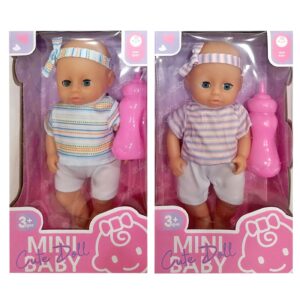 Μωρό 22cm με Μπιμπερό 13x23x7cm ToyMarkt 98260