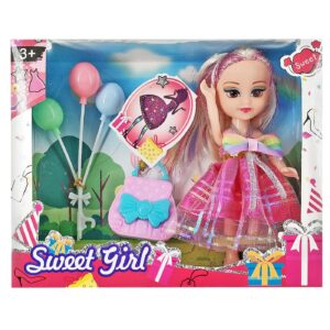 78-244 Κούκλα 15cm Μπαλόνια & Αξεσουάρ 20x15x5cm ToyMarkt 98264