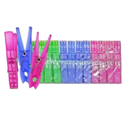 Μανταλάκια Πλαστικά Κλασσικά πακ=24τεμ 8cm Homie 1001902