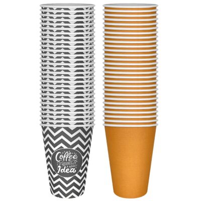 Ποτήρια Χάρτινα Μεγάλα πακ=50τεμ 14x9cm 480ml (16oz) Homie 1001972