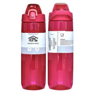 Παγούρι Tritan Φούξια με Πώμα Ασφαλείας 700ml Homie 1002103