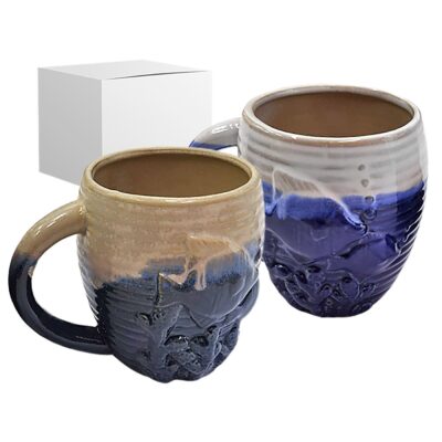 Κούπα Κεραμική για Καφέ Ψάρια 13x10cm Homie 1002118