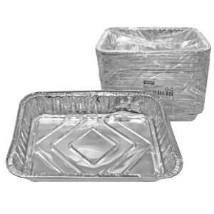 80-2124 Ταψάκια Αλουμινίου Μιας Χρήσης 22x16x3cm Homie 1002144