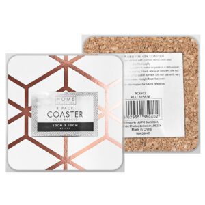 80-2126 Σουβέρ Φελού σετ=4τεμ 10x10cm Homie 1002146