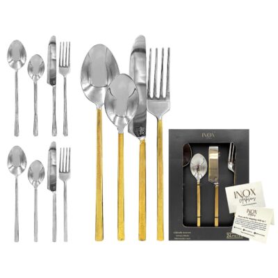 Μαχαιροπίρουνα Inox σετ=24τεμ  Victoria 98101