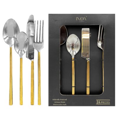 Μαχαιροπίρουνα Inox σετ=24τεμ  Victoria 98101