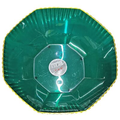 Πιατέλα Πλαστική Χρωματιστή Οκτάγωνη ø24x7cm Homie 1002161