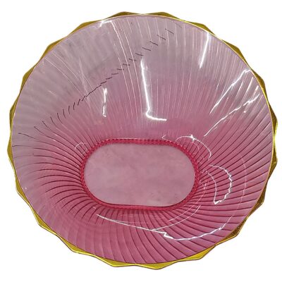 Πιατέλα Πλαστική Χρωματιστή Στρογγυλή ø24x7cm Homie 1002162