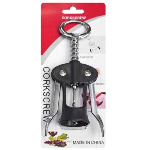 Ανοιχτήρι Φελλού Τυρμπουσόν Μαύρο 17cm Homie 1002168