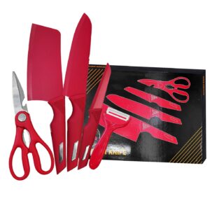 Μαχαίρια με Ψαλίδι & Αποφλοιωτή Σετ Κουζίνας 35x23cm Homie 1002184