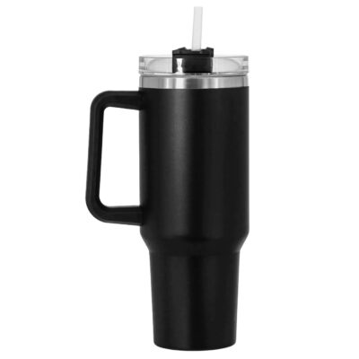 Ποτήρι Θερμός Γίγας με Λαβή & Καλαμάκι 1200ml Homie 1002187