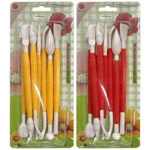 80-298 Εργαλεία Διαμόρφωσης Ζαχαρόπαστας σετ=8τεμ 16cm Homie 100318