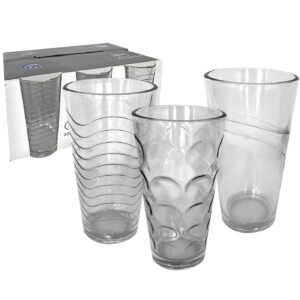 Ποτήρι Ανάγλυφα Σχέδια 12x6cm 200ml Homie 100339