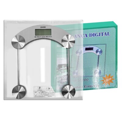 Ζυγαριά Σώματος Ψηφιακή Γυάλινη 30cm Homie 1011033