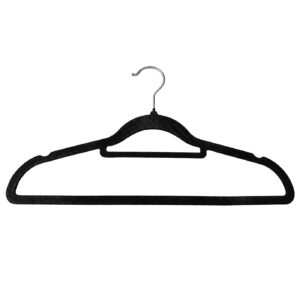 Κρεμάστρα Βελουτέ Μαύρη 46x21cm Homie 1011061