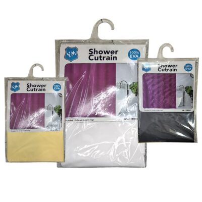 Κουρτίνα Μπάνιου Μονοχρωμο Peva 180x180cm Homie 1011101