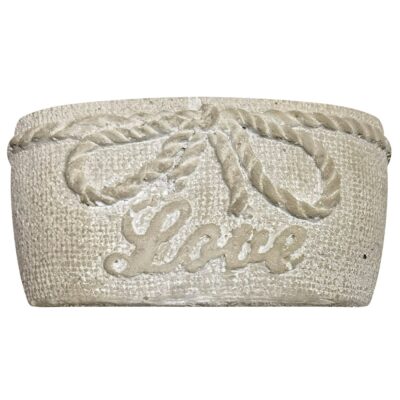 Κασπώ Κεραμικό Οβάλ Love 14x8x6,5cm Homie 1011152