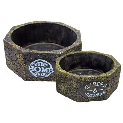 Κασπώ Κεραμικό Πολύγωνο 16x6,5cm Homie 1011160