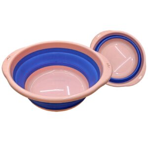 81-1164 Λεκάνη Στρογγυλή Πτυσσόμενη 43x39x16cm Homie 1011184