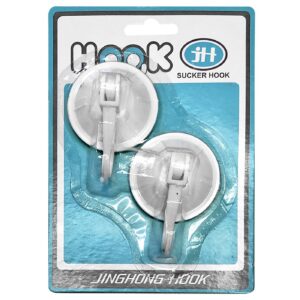 Κρεμαστράκια Λευκά σετ=2τεμ ø5cm Homie 101235