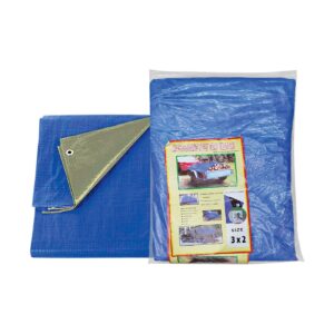 Μουσαμάς Αδιάβροχος με Κρίκους 3x2m 90g/m², 3x2m Homie 101333