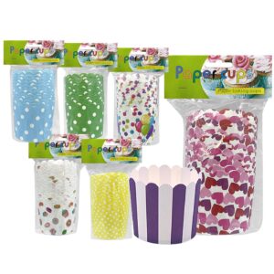 81-506 Φορμάκια Κέικ Χάρτινα πακ=12τεμ 7x5,5cm Homie 101526