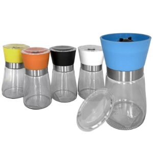 Μύλος για Αλάτι-Πιπέρι Γυαλί-Inox 13x6,5cm Homie 101696