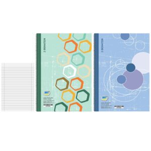 84-124 Τετράδιο Σπιράλ 2 Θέματα Α4 Πλαστικό Εξώφυλλο A4 JustNote 104144