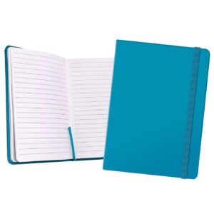 84-350 Σημειωματάριο με PU Εξώφυλλο Γαλάζιο 18x12,5cm JustNote 104370