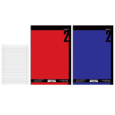 Τετράδια Σπιράλ 2 Θεμάτων Solid Color 17x25cm JustNote 104373