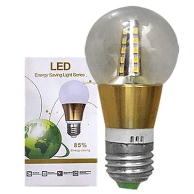 Λάμπα smd led Διαφανής Γλόμπος e27 5w 230v Θερμός Φωτισμός 180o  Homie 108429