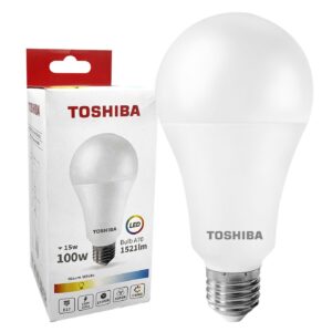 Λάμπα LED Toshiba για Ντουί ε27 Θερμό Λευκό 230v N_std a70 15w 3000k Γωνία Δέσμης 180 Μοίρες  Toshiba 00168809