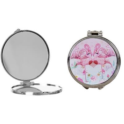 Καθρεφτάκι Γυναικείο Διπλό 7x6cm Homie 116201