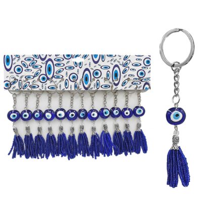 Μπρελόκ Μάτια Γυάλινα-Κρόσια ø2,2cm Y:14cm Homie 116364