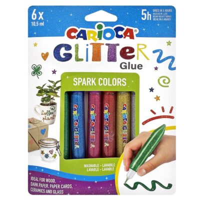 Κόλα Glitter Classic σετ=6τεμ Carioca 6x10.5ml Carioca 42110