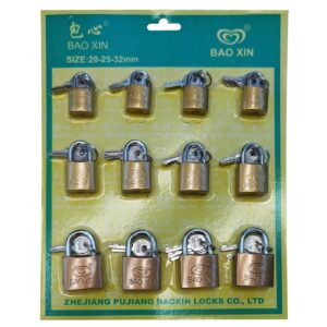 96-942 Λουκέτα Σετ=12 τεμ 20mm, 25mm, 32mm 20mm 25mm 32mm Homie 116962