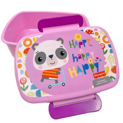 Δοχείο Φαγητού Πλαστικό pp Panda Fisher Price 900ml 17,5x7x13cm  900ml Gim 571-68265