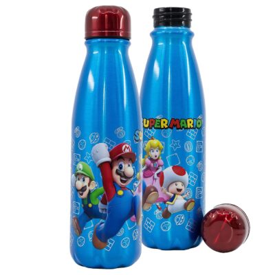 Μπουκάλι Αλουμινίου Super Mario 600ml 23,5x5,5cm 600ml JustNote 703682