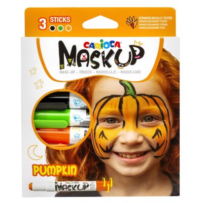 Βαφές Προσώπου 3τεμ Carioca Maskup (Πορτοκαλί-Πράσινο-Μαύρο)  Carnavalista 232769