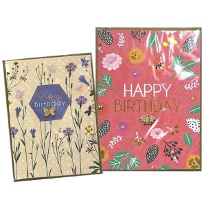 Κάρτα Ευχετήρια για Γενέθλια με Φάκελο 18x12cm JustNote 39420
