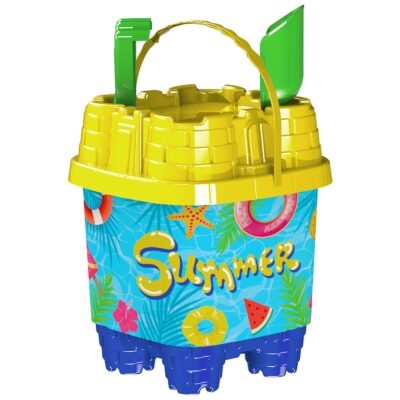Κουβαδάκι Πύργος Summer σετ=4τεμ 20cm SummerTiempo 622821