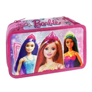 50-3144 Κασετίνα Γεμάτη Τριπλή Barbie 19,5x12,5x7cm Barbie 1004Ε-2214