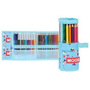 50-3148 Κασετίνα Βαρελάκι Γεμάτη 27τεμ Moos "rollers" 20x7cm JustNote 703168