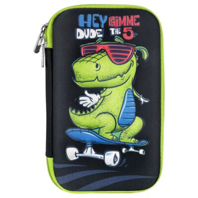 Κασετίνα 3d Μεγάλη Δεινόσαυρος με Skate 23x13x4,5cm JustNote 703216