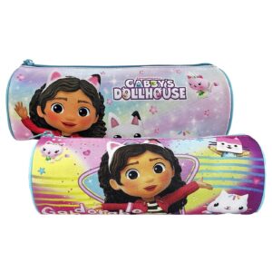Κασετίνα Βαρελάκι Gabby's Dollhouse 23x8cm Gabbys Dollhouse