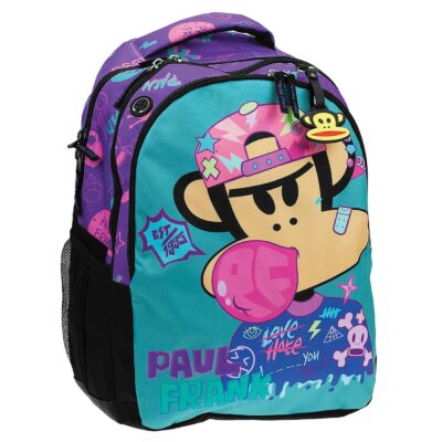 Σακίδιο Πλάτης Δημοτικού Πολυθεσιακό Paul Frank Bubble 48x30x28cm Gim 346-80031