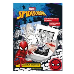 50-3608 Βιβλίο Ζωγραφικής με 80 Αυτοκόλλητα Spiderman 31x23cm Spiderman