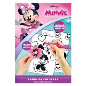 50-3609 Βιβλίο Ζωγραφικής με 80 Αυτοκόλλητα Minnie 31x23cm Disney