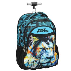 50-3673 Τρόλευ Τσάντα no Fear Fluo Lion 48x33x28cm 30lt Gim 348-45074