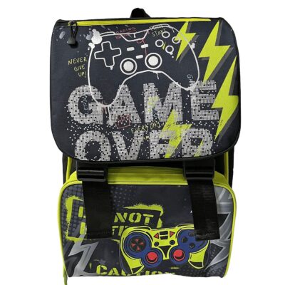 Σακίδιο Δημοτικού Game Over 40x28x14cm JustNote 703751